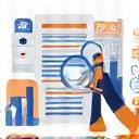 Icon representing market research and insightful reports
